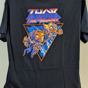 Funko Pop Tees Marvel Mens Black Thor Love And Thunder Collector Corps 3XL